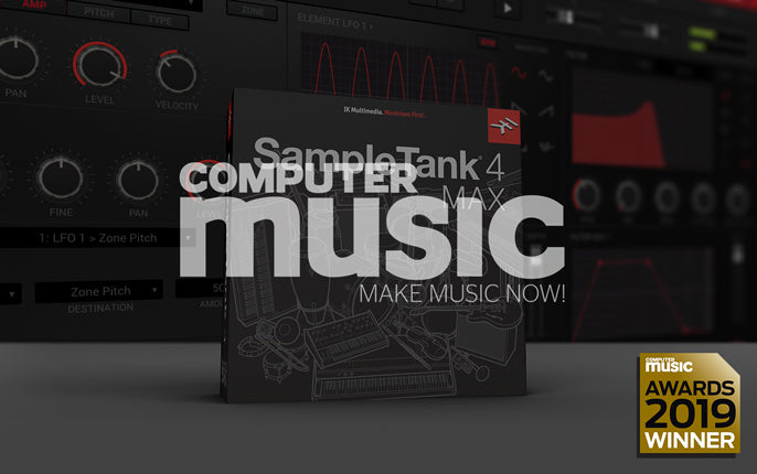 Computer Music - Annual Awards -SampleTank 4 winner