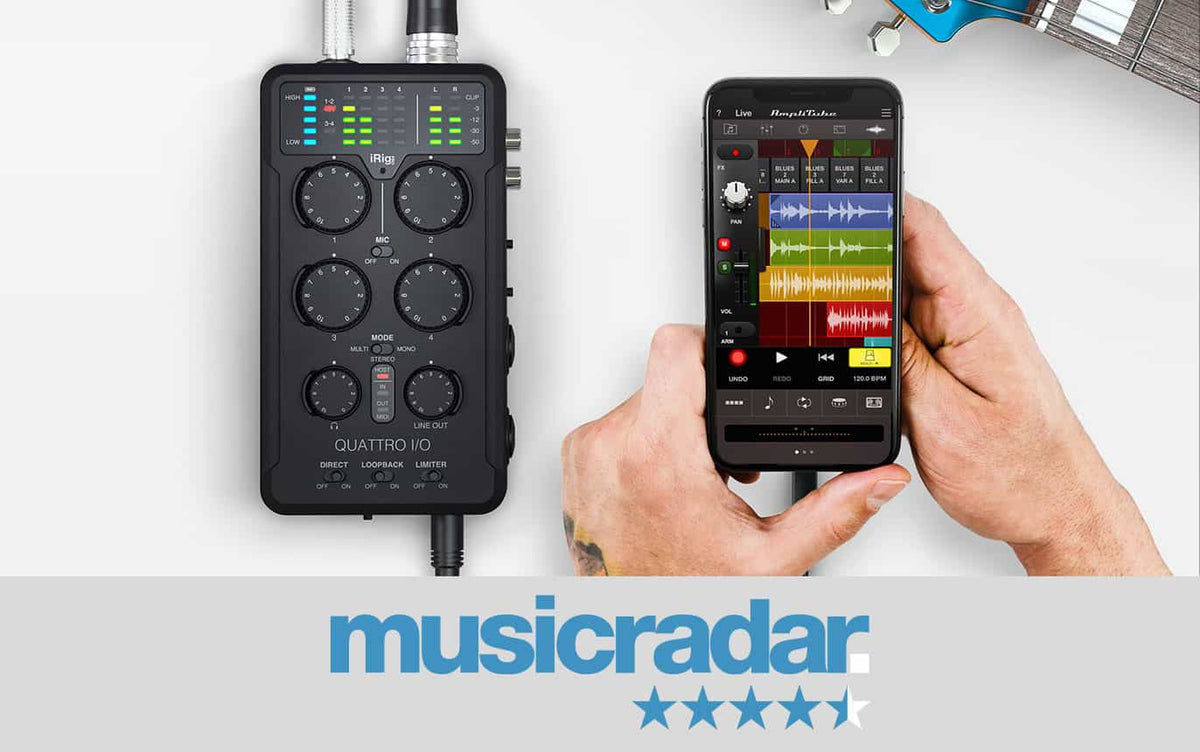 MusicRadar on iRig Pro Quattro I/O