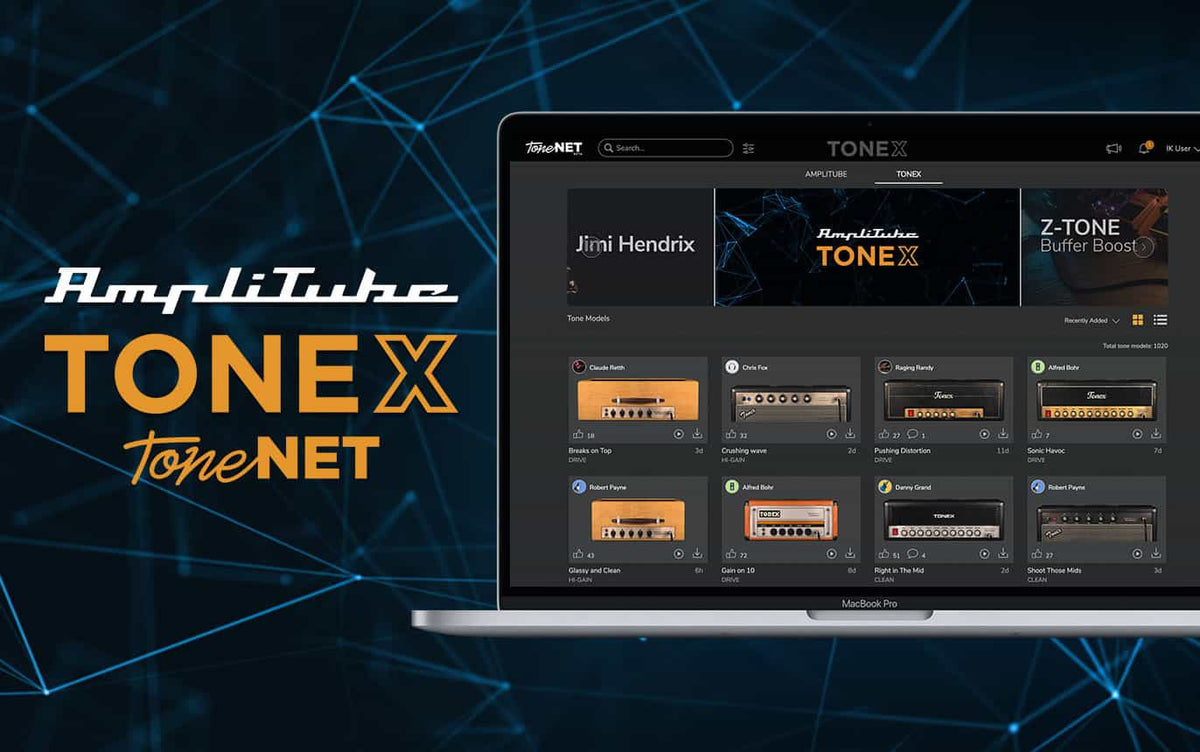 TONEX Live on ToneNET