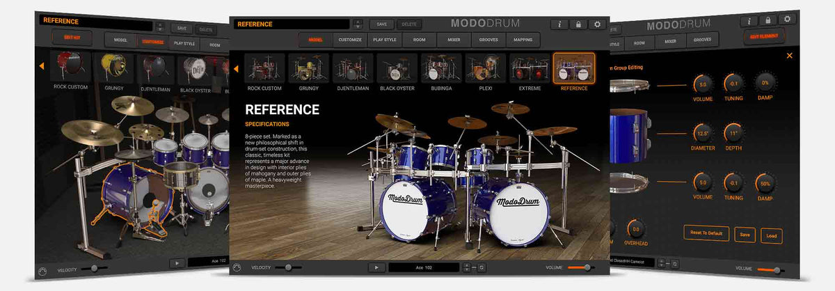 MODO DRUM 1.5 - 3 main gui 1.5 lgr