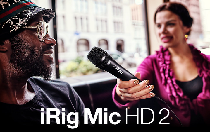 iRig Mic HD 2 - 兼容iPhone，iPad和Mac/PC的手持數字電容麥克風