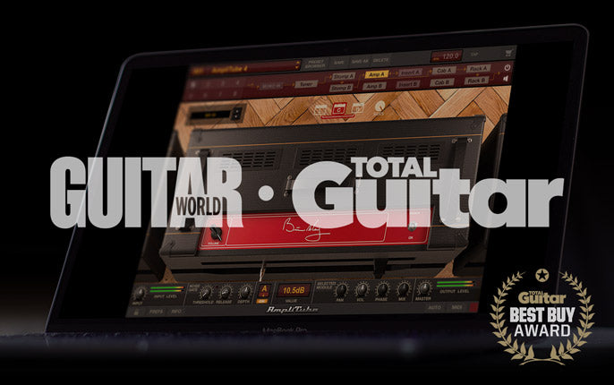 Total Guitar AT Brian May review with Award