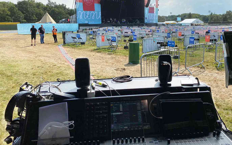 iLoud Micro Monitors at Newcastle Social Distancing Concert