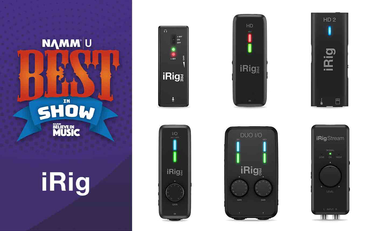 iRig Best in Show NAMM Award