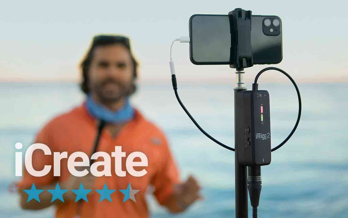 iCreate reviews IK's iRig Pre 2