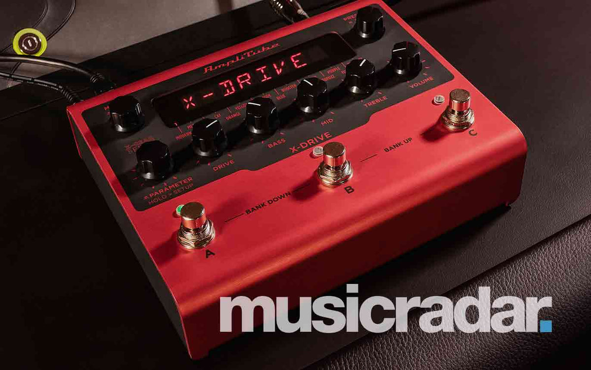 MusicRadar on AT X-DRIVE distortion pedal