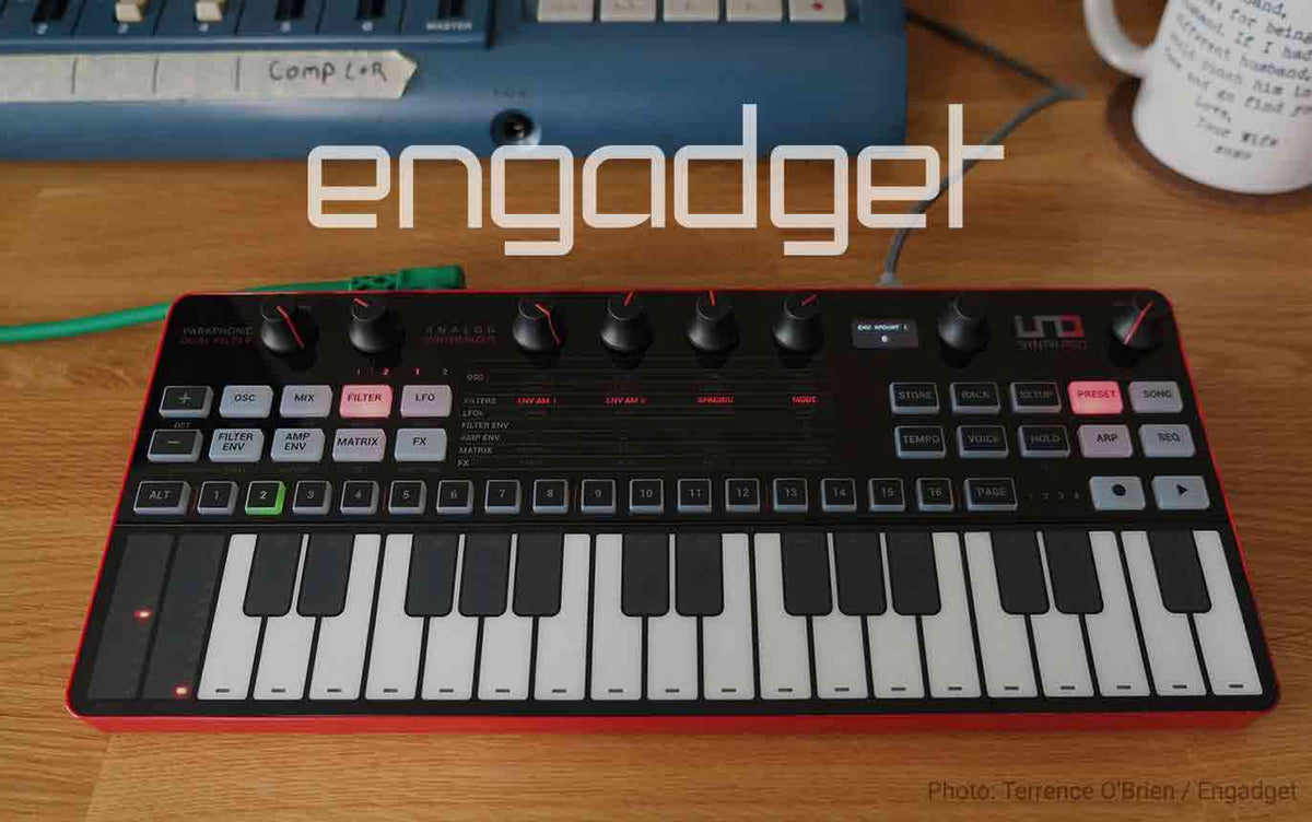 Engadget on UNO Synth Pro