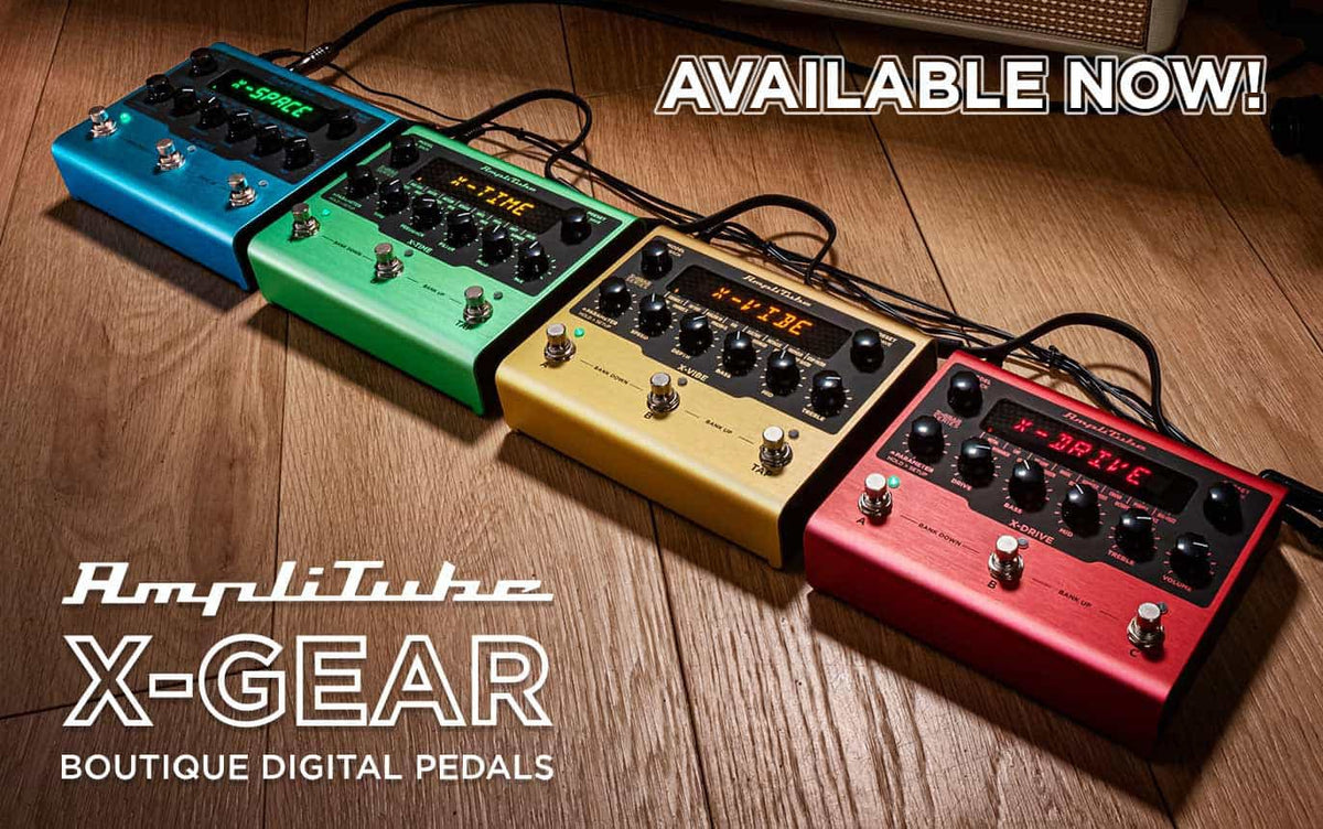 IK Multimedia releases AmpliTube X-GEAR digital effects pedals
