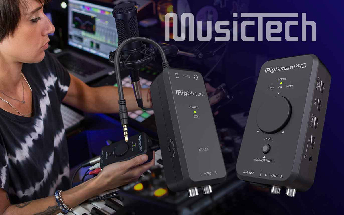 MusicTech on iRig Stream Solo and Pro