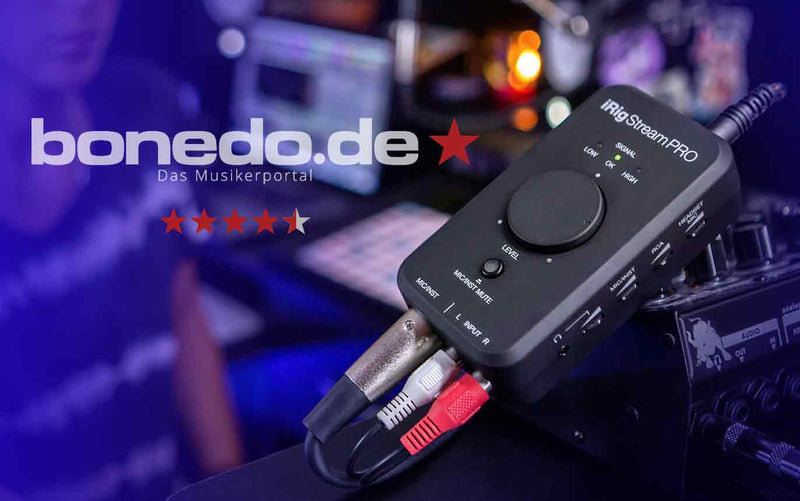 Bonedo on iRig Stream Pro