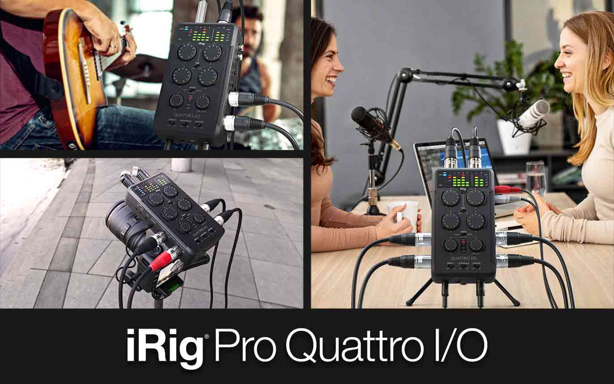 IK Multimedia Releases iRig Pro Quattro I/O