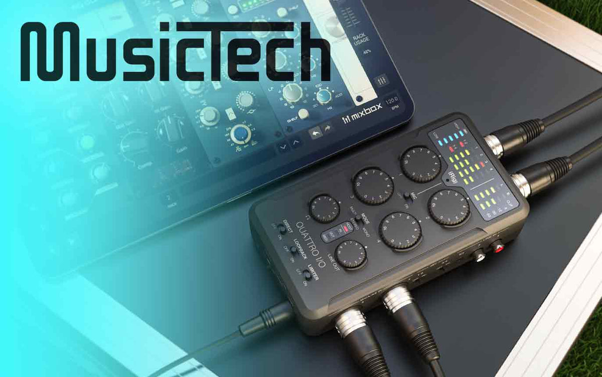 MusicTech on iRig Pro Quattro I/O