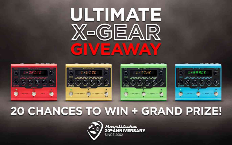 omo AmpliTube 20th Anniversary X-GEAR Giveaway