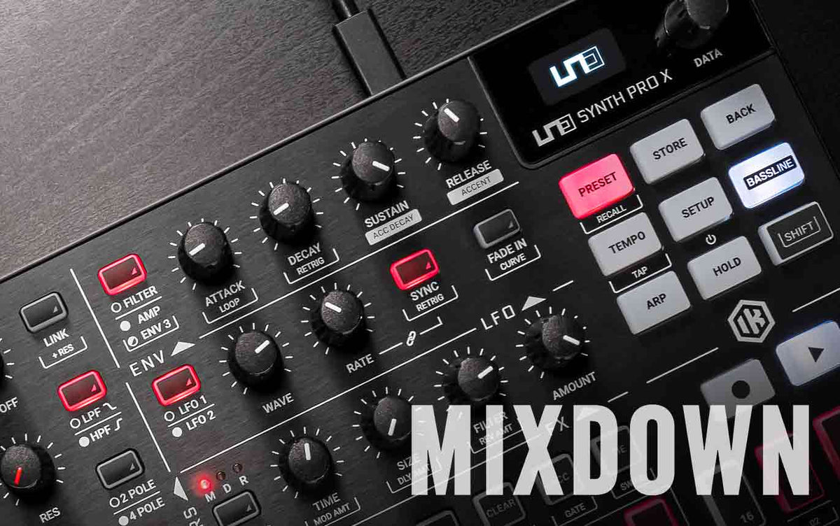 Mixdown on UNO Synth PRO X