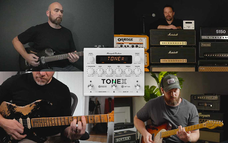 The White TONEX Pedal in Action