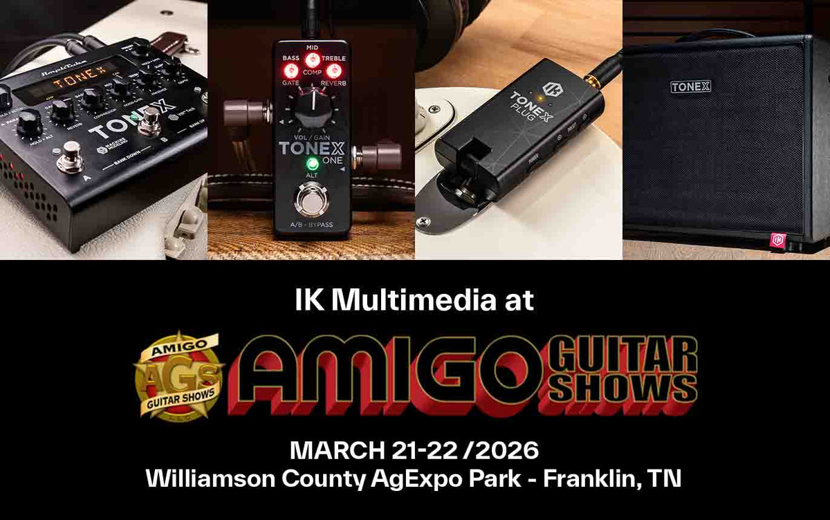 IK at Nashville Guitar Show 2026
