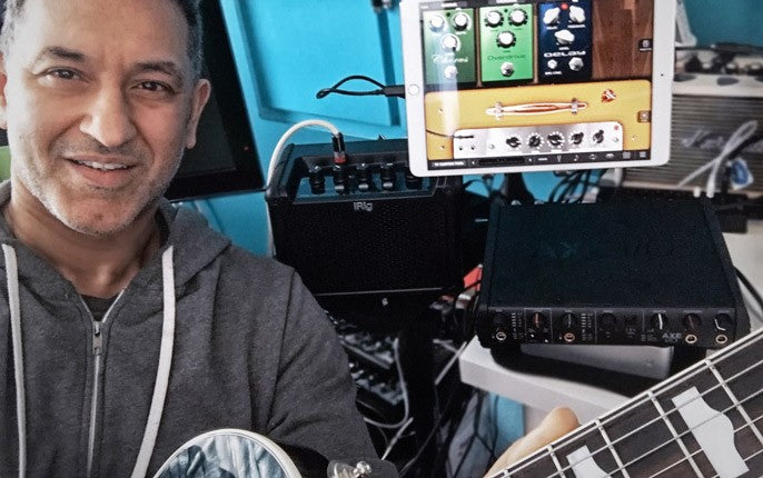 Aziz Ibrahim on iRig Micro Amp
