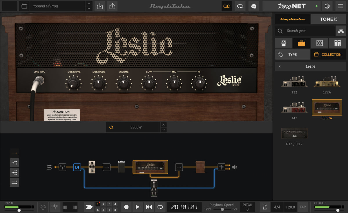 AmpliTube Leslie