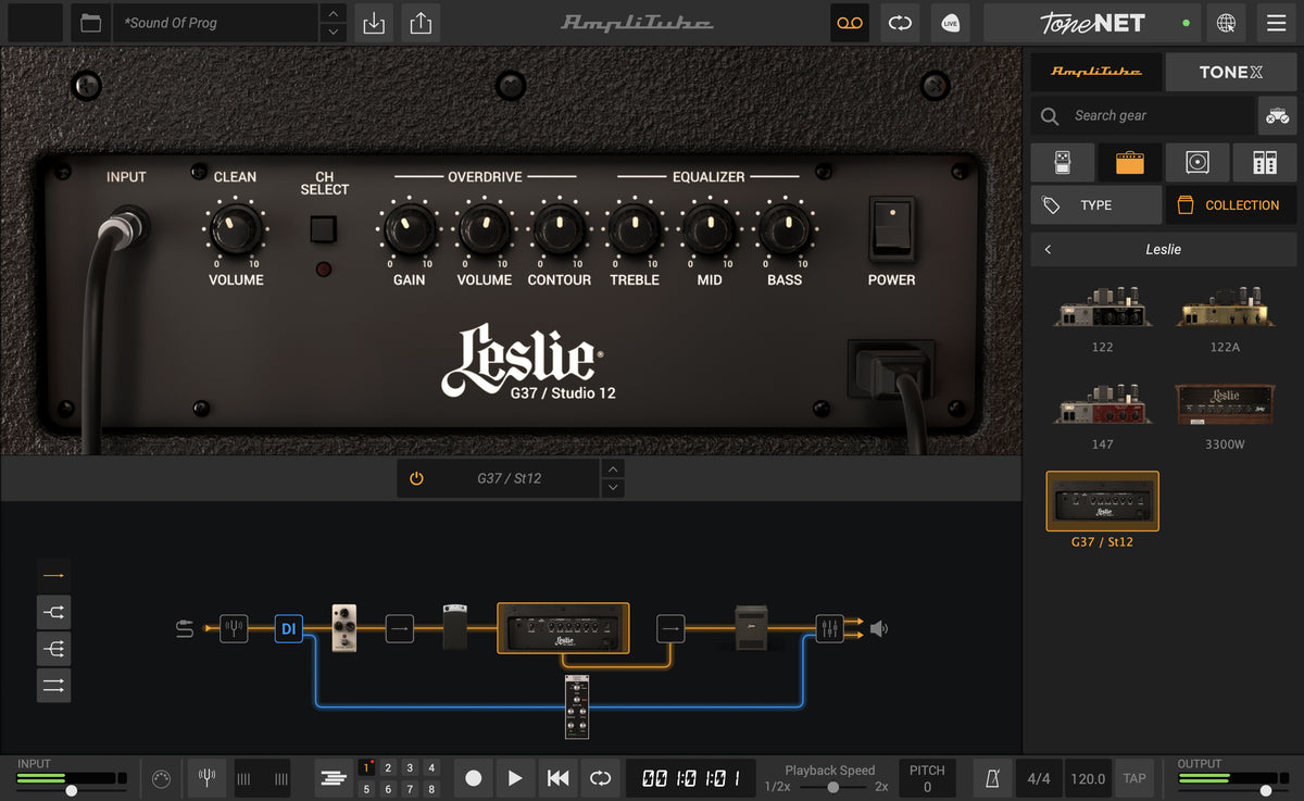AmpliTube Leslie