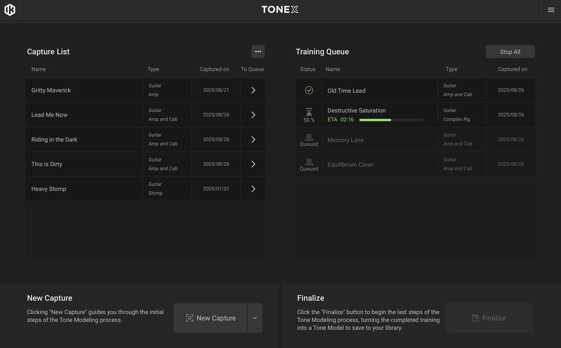 TONEX Modeler