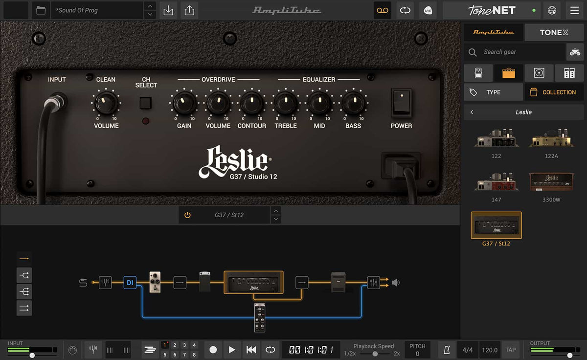 AmpliTube Leslie