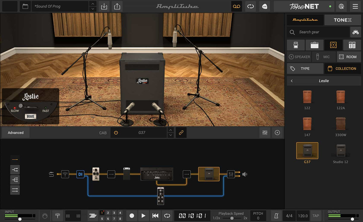 AmpliTube Leslie