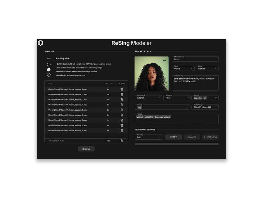 Unlimited Model Generation Add-on for ReSing