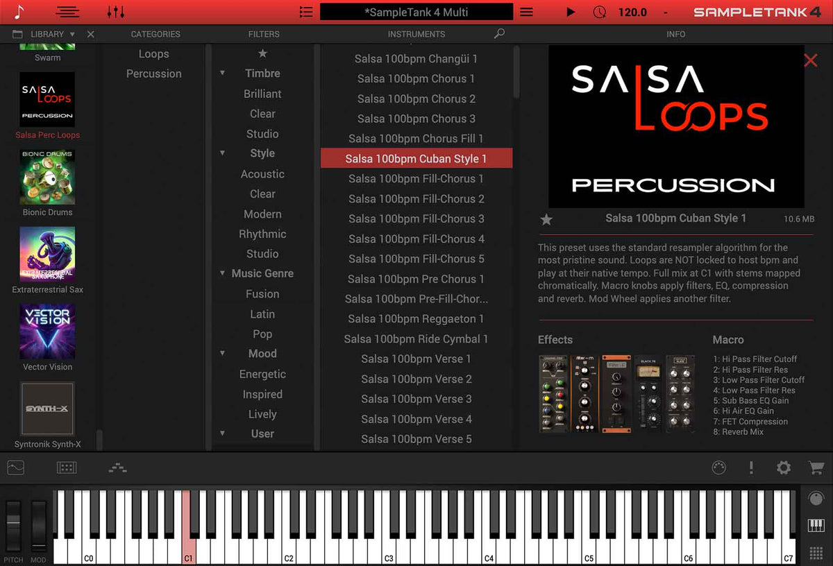 Salsa Percussion Loops