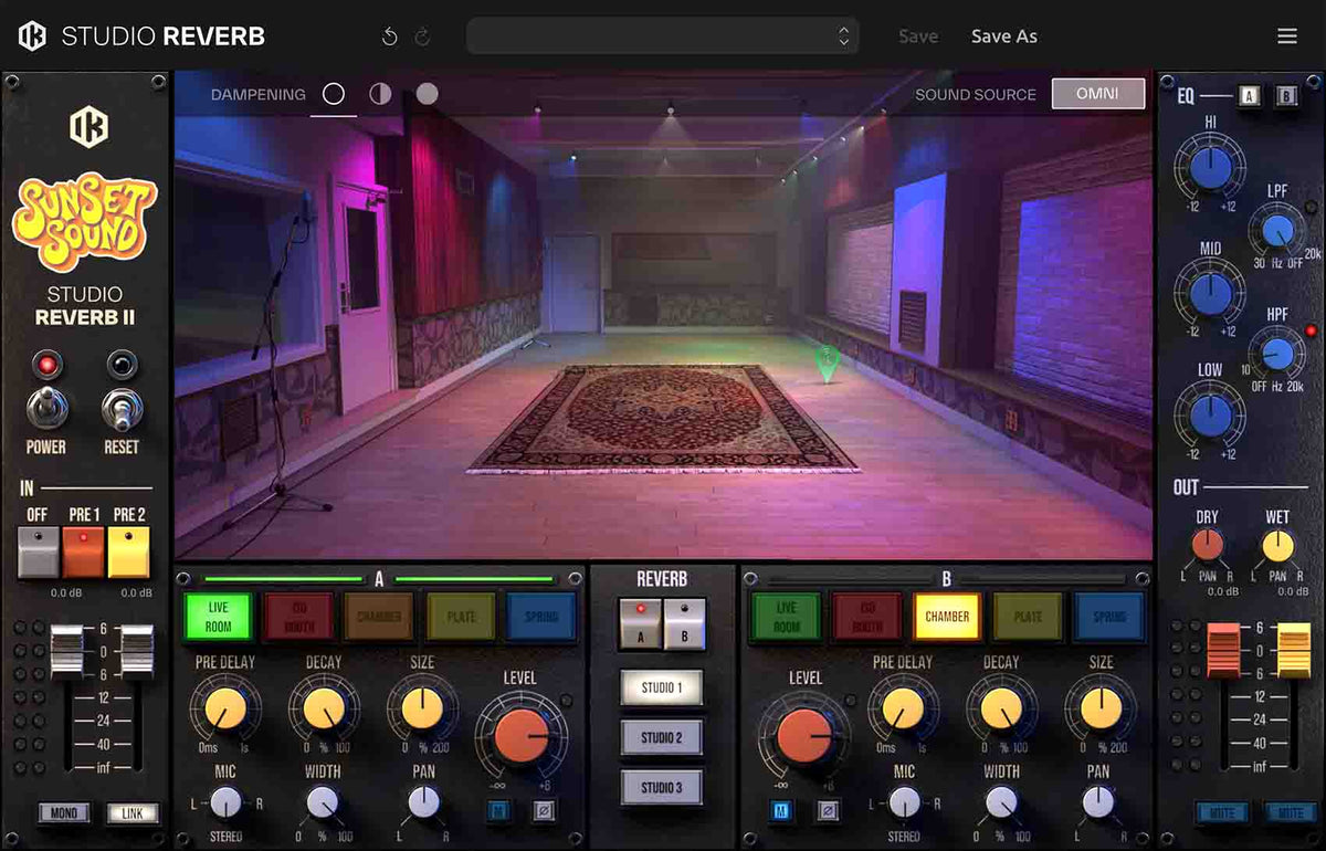 Sunset Sound Studio Reverb II