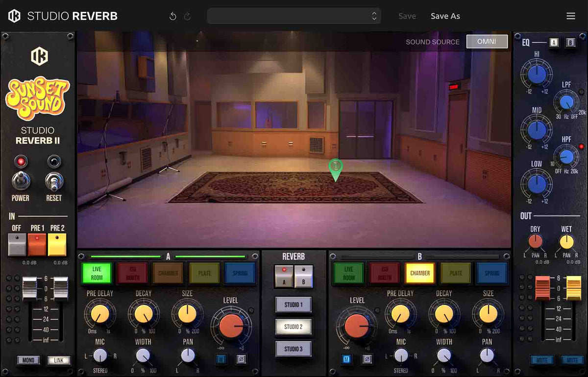 Sunset Sound Studio Reverb II