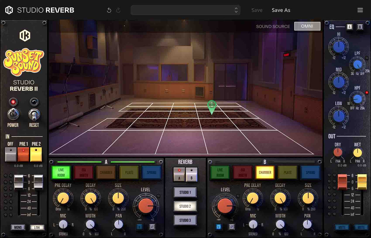 Sunset Sound Studio Reverb II