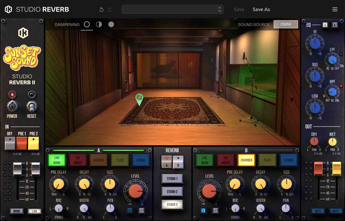 Sunset Sound Studio Reverb II