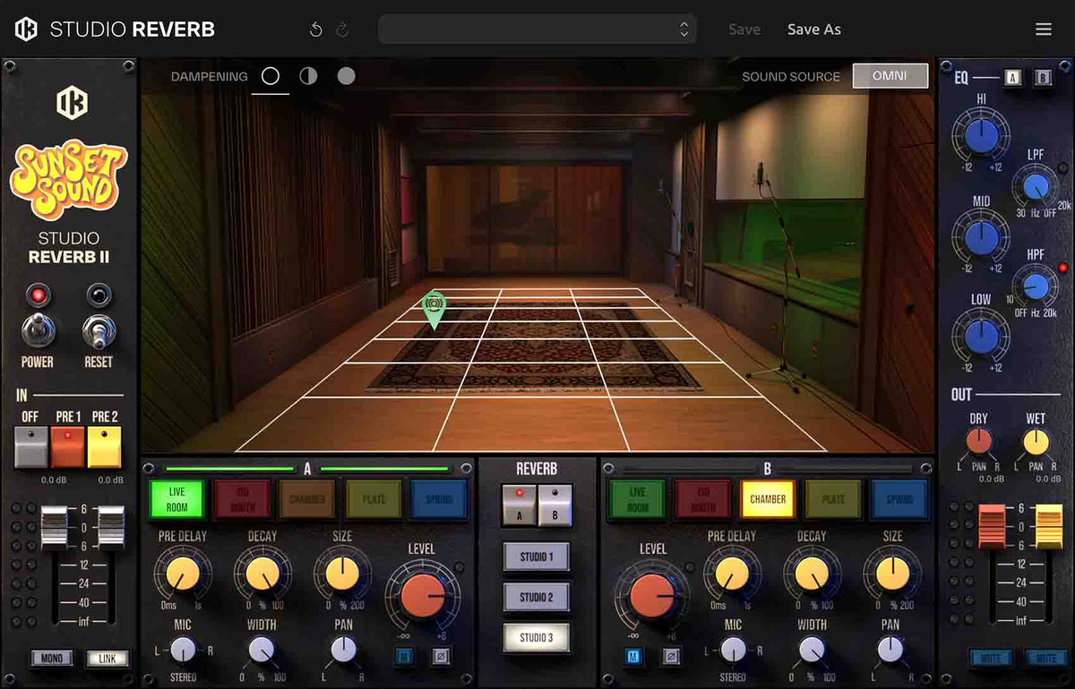 Sunset Sound Studio Reverb II
