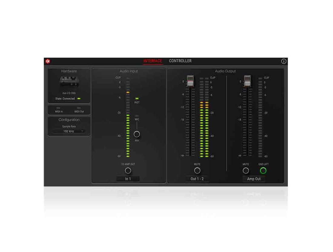 AXE I/O ONE Control Panel