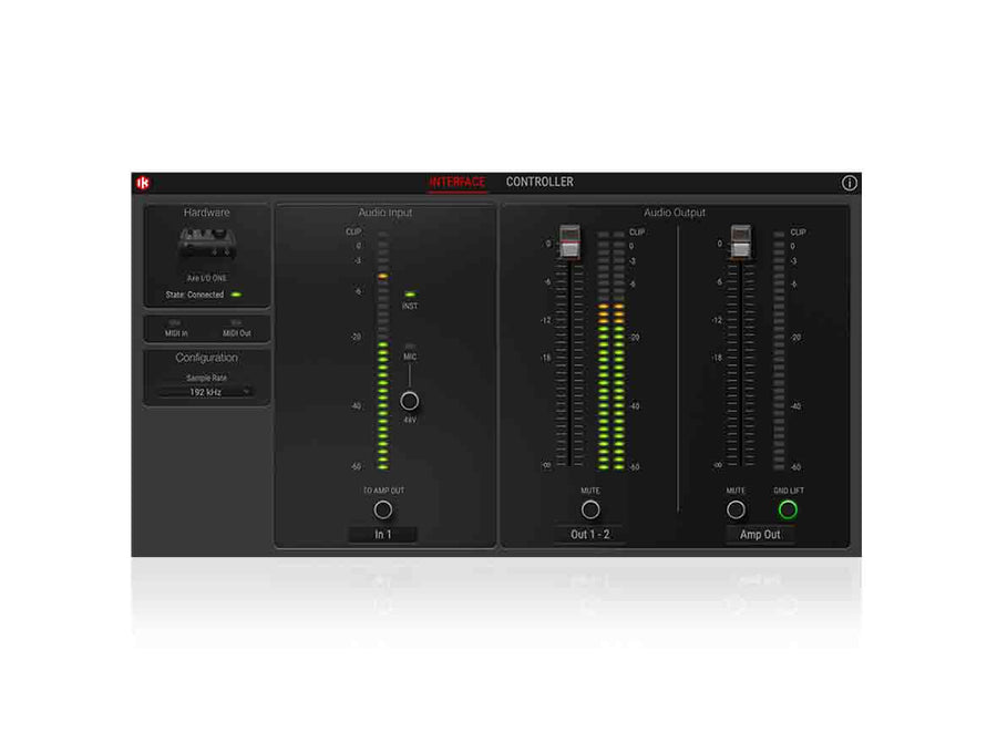 AXE I/O ONE Control Panel