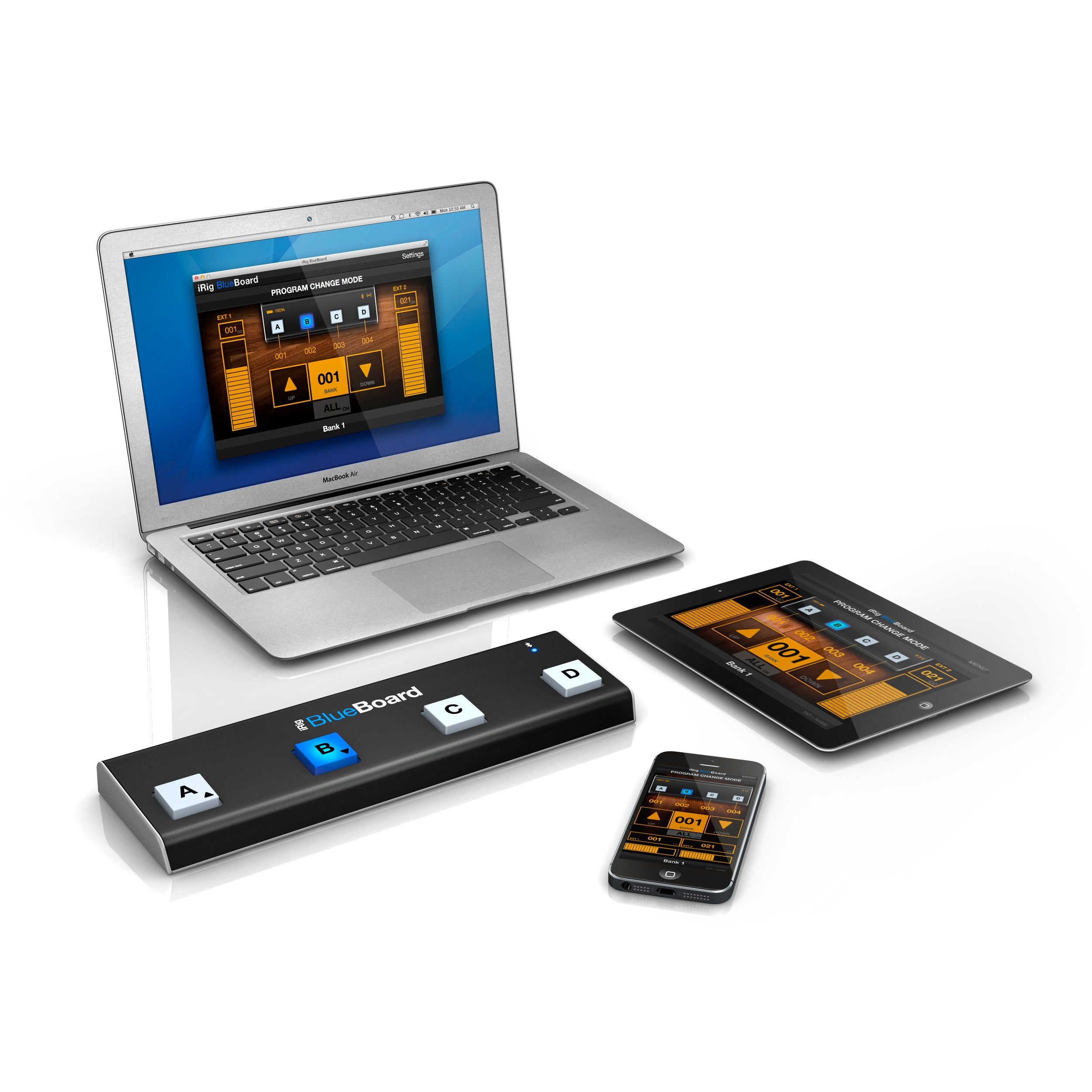iRig BlueBoard | Bluetooth MIDI Pedalboard