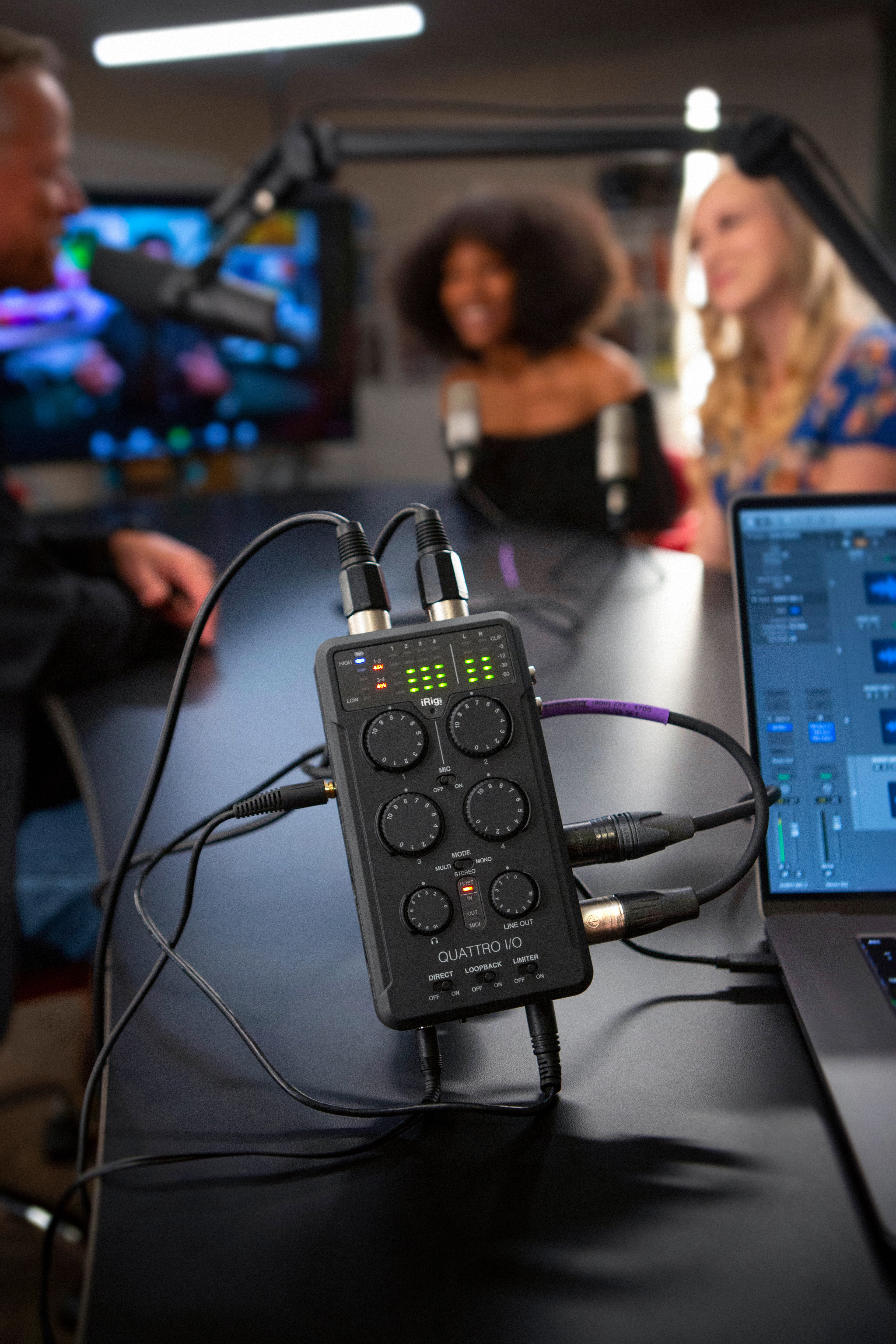 iRig Pro Quattro I/O | 4-Input Recording Interface