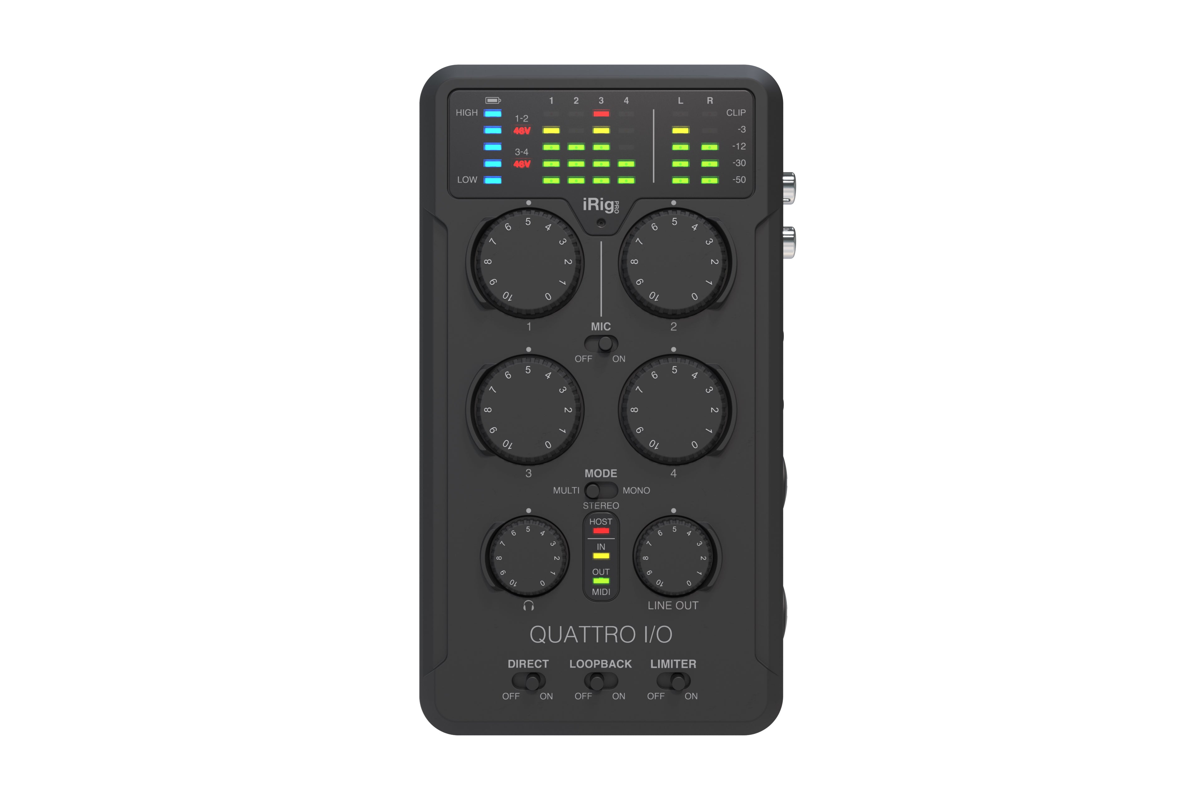 【ジャンク】iRig Pro Quattro I/O オーディオインターフェイス iRig Pro Quattro I/O | 4-Input Recording Interface