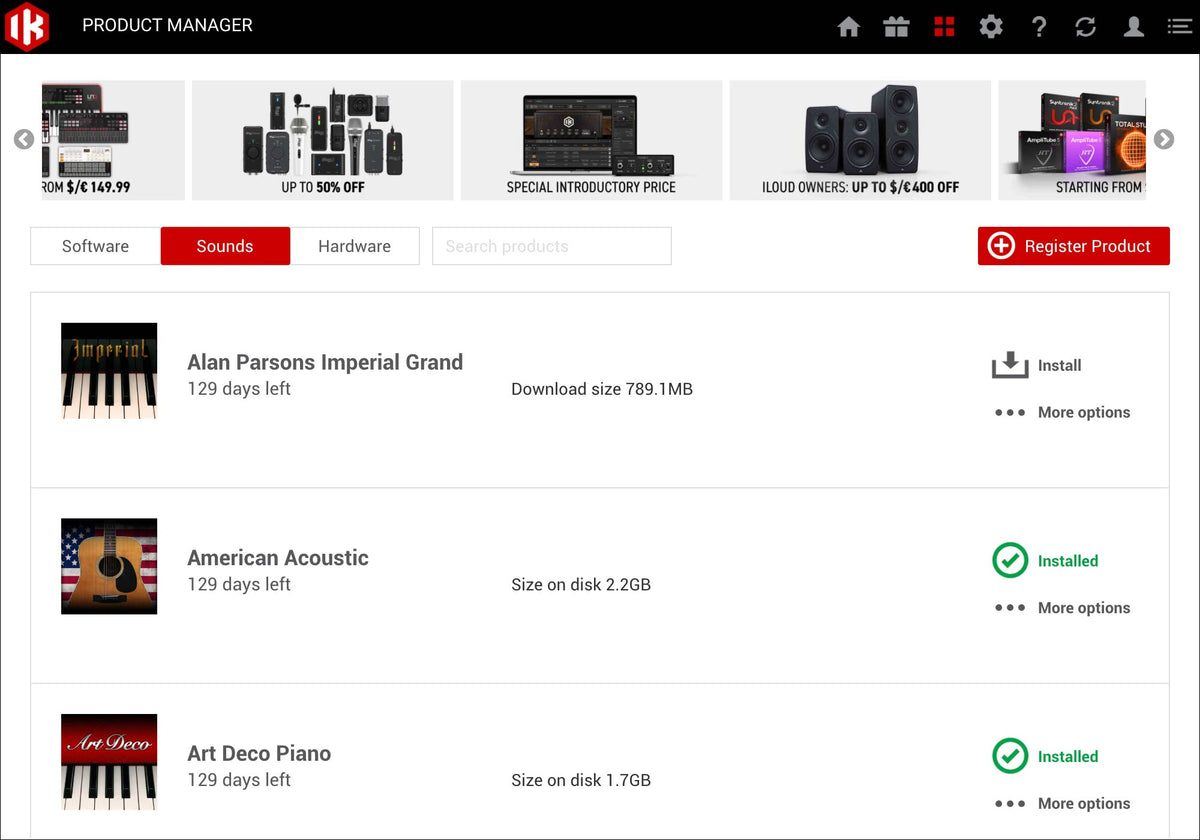 Smoother sounds management