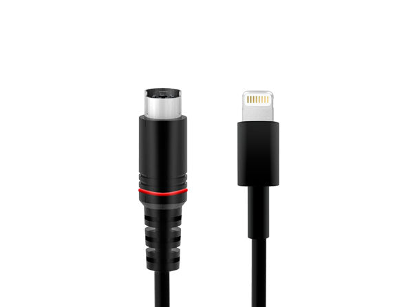 Lightning to Mini-DIN cable with Charging