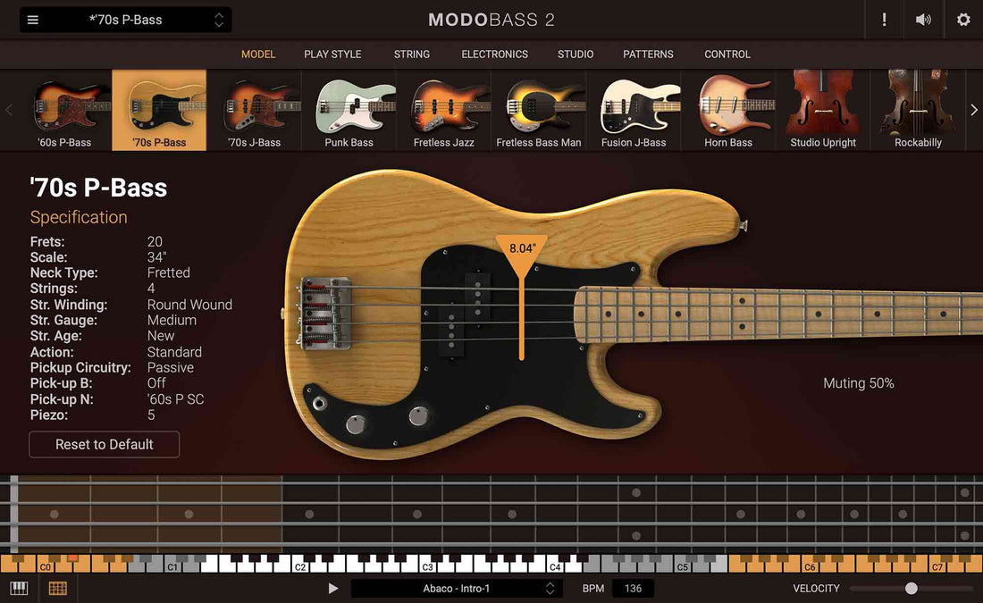 MODO BASS - Fretless Bass Man