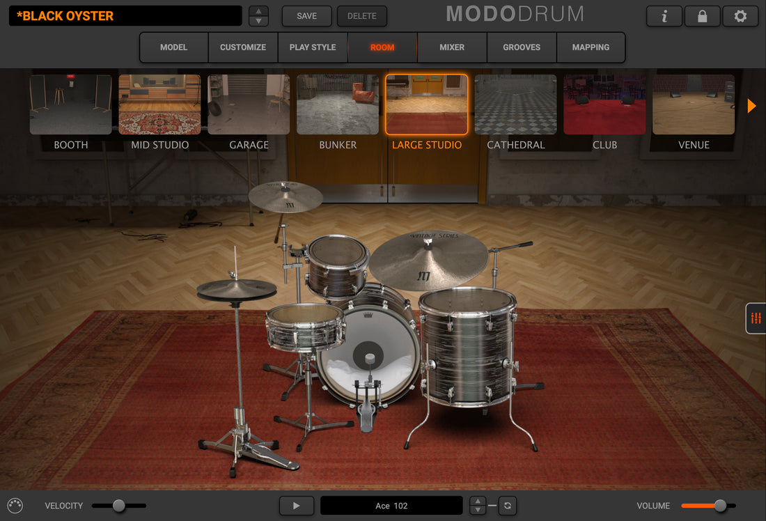 MODO DRUM Kit - Black Oyster
