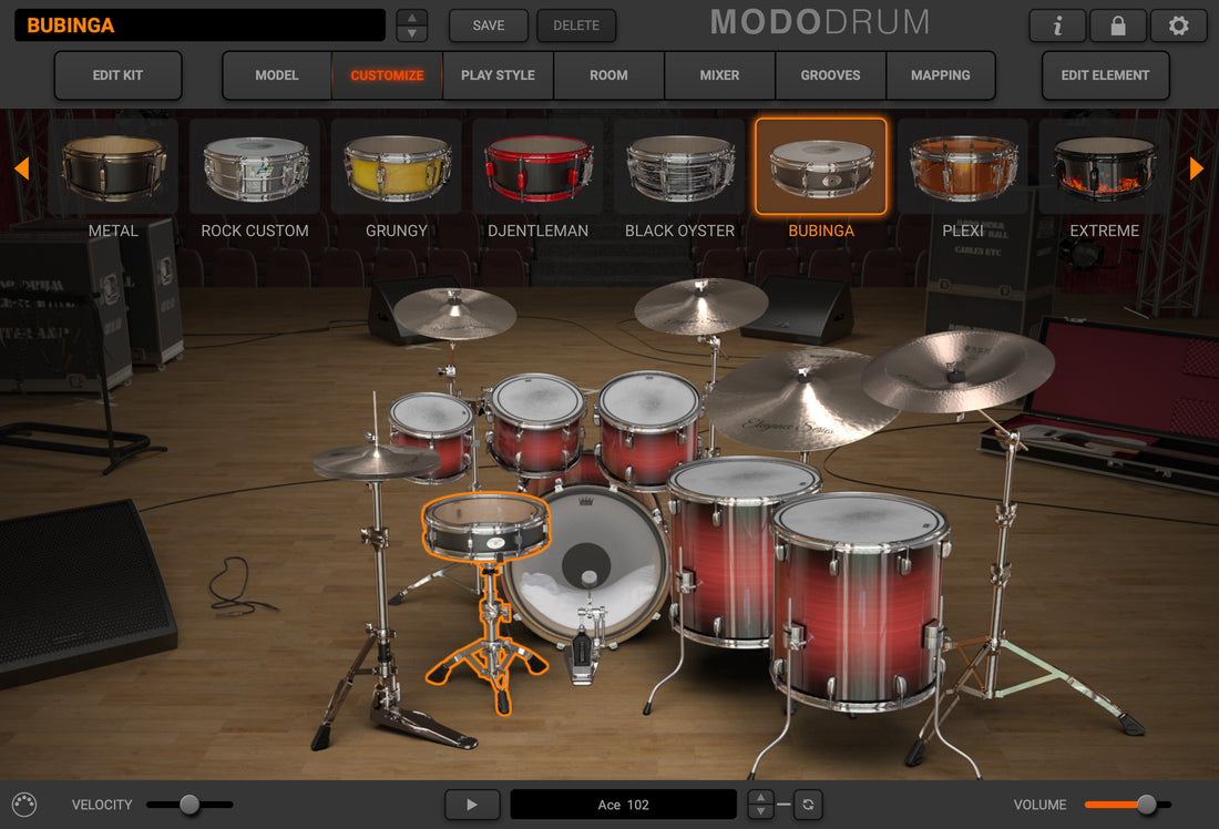 MODO DRUM Kit - Bubinga