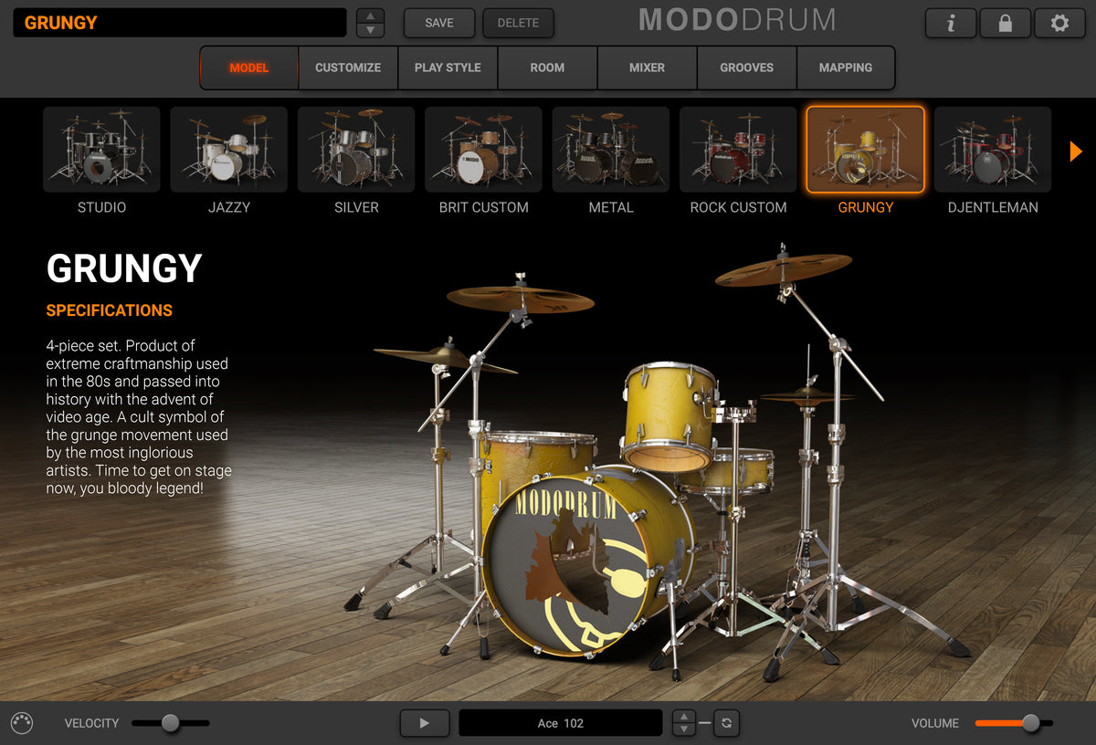MODO DRUM Kit - Grungy