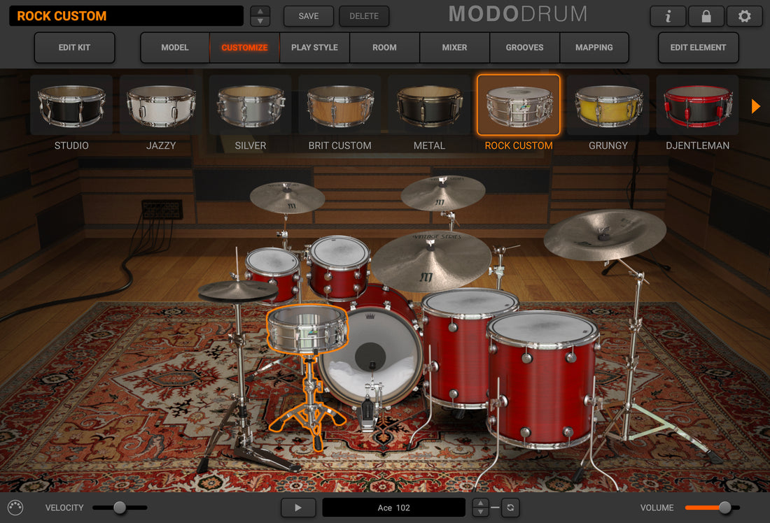 MODO DRUM Kit - Rock Custom