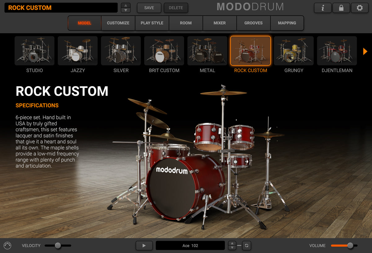 MODO DRUM Kit - Rock Custom