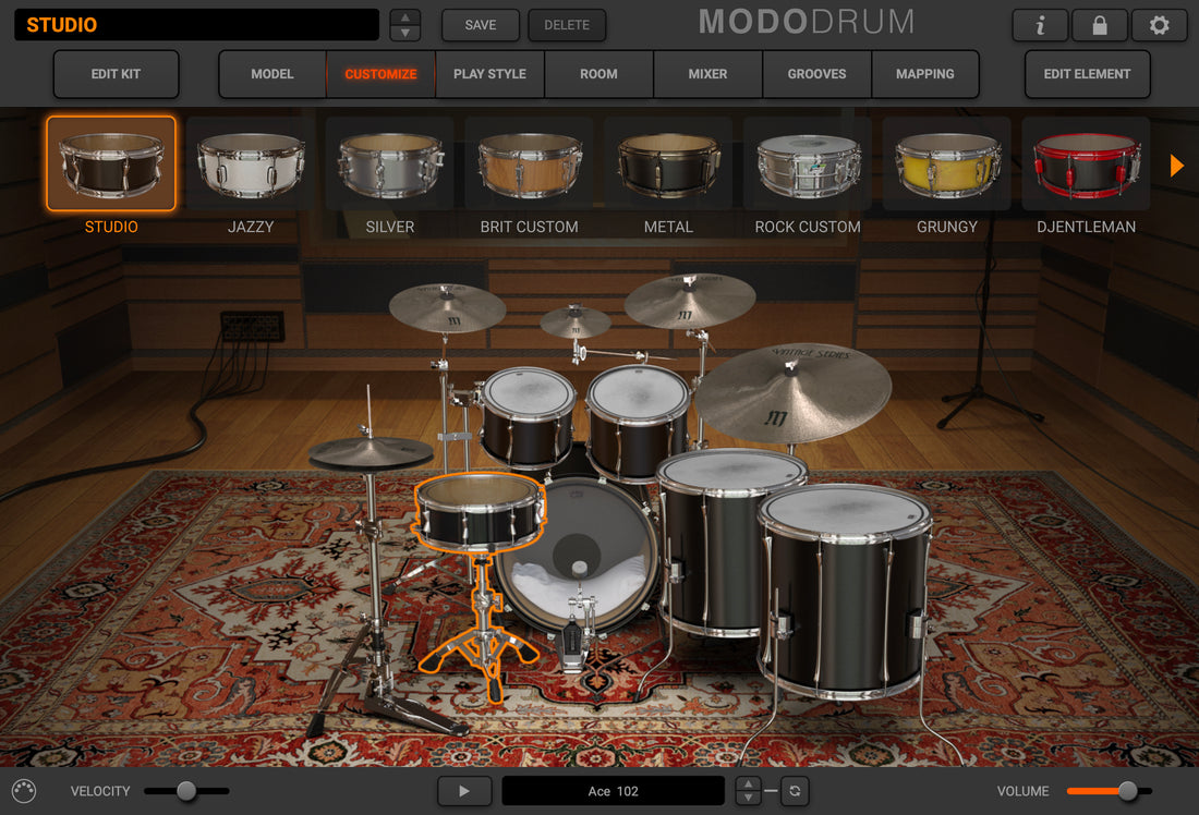 MODO DRUM Kit - Studio