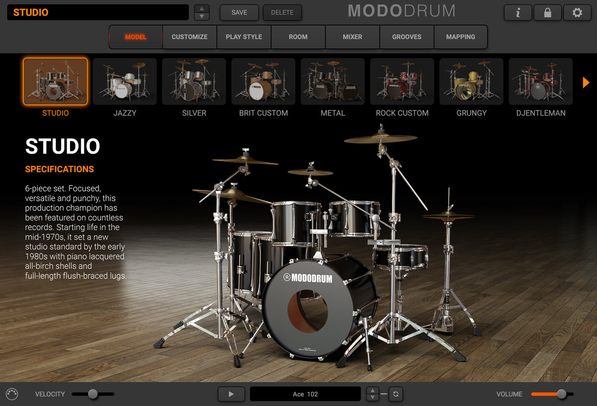 MODO DRUM Kit - Studio