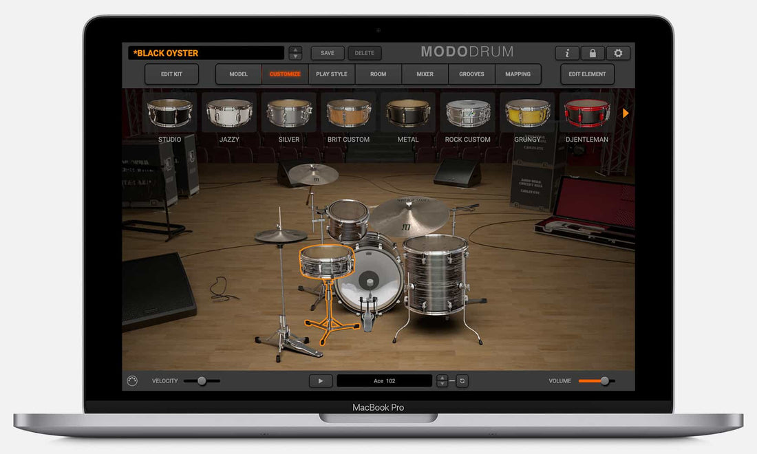 MODO DRUM Kit - Black Oyster