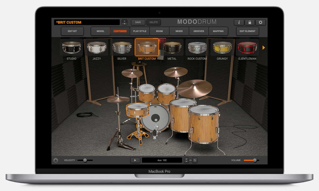 MODO DRUM Kit - Brit Custom